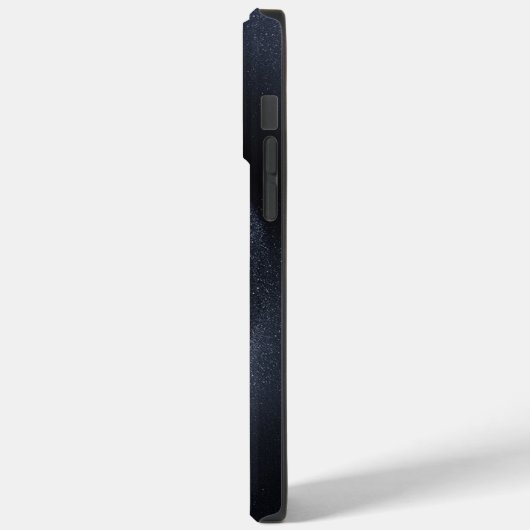 Titanium Silber, blau, rostfreier Stahl Case-Mate iPhone Hülle (Rückseite / Links)