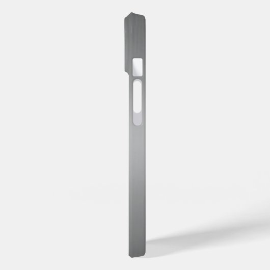 Titanium silber Edelstahl Drucktelefon 15 Case-Mate iPhone Hülle (Rückseite / Links)