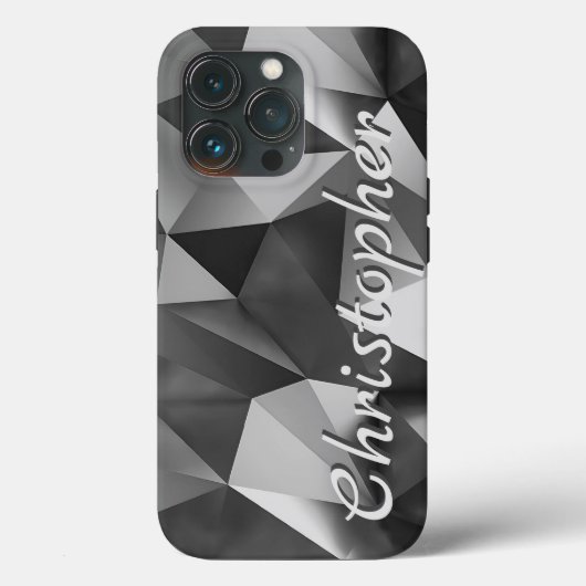 Titanium silber Shiny Edelstahl Metallic Case-Mate iPhone Hülle (Rückseite)