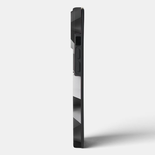 Titanium silber Shiny Edelstahl Metallic Case-Mate iPhone Hülle (Rückseite / Links)