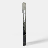 Titanium Silver Stainless Steel Print iPhone 15 Case-Mate iPhone Hülle (Rückseite / Links)