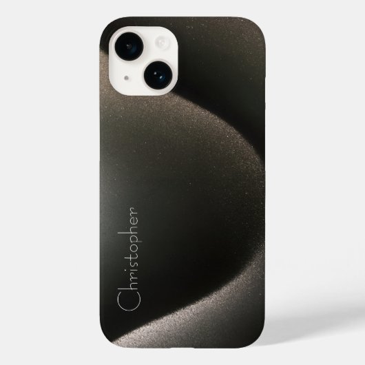 Titanium Silver Stainless Steel Print iPhone 15 Case-Mate iPhone Hülle (Rückseite)