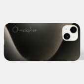 Titanium Silver Stainless Steel Print iPhone 15 Case-Mate iPhone Hülle (Rückseite (Horizontal))
