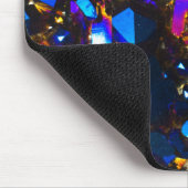 Titankobalt-Blau-Quarz Mousepad (Ecke)