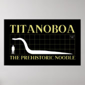 Titanoboa Extinct Large Snake Prähistorische Noodl Poster (Vorne)