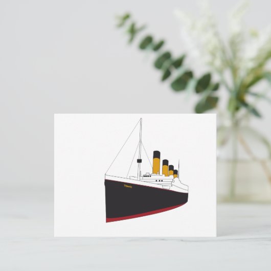 Titanoriginal Postkarte (Stehend Vorderseite)