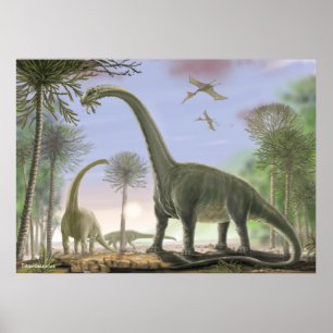 Titanosaur Argentinosaurus Poster
