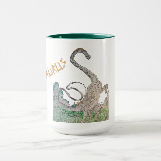 Titanosaurus The Titanic Lizard Mug Tasse (Zentrum)