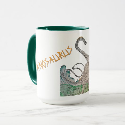 Titanosaurus The Titanic Lizard Mug Tasse (Vorderseite Links)