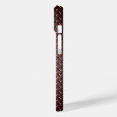 Titanpoliertes Bronze-Radial-Metallic-iPhone 15 Case-Mate iPhone Hülle (Rückseite / Links)