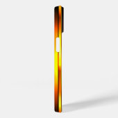 Titanpoliertes Bronze-Radial-Metallic-iPhone 15 Case-Mate iPhone Hülle (Rückseite / Rechts)