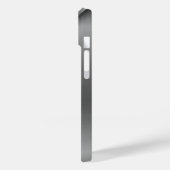 Titanpoliertes Silber Radial Metallic iPhone 15 Case-Mate iPhone Hülle (Rückseite / Links)