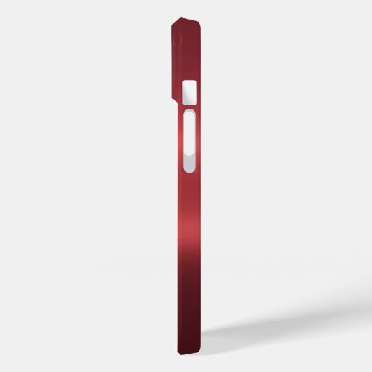 Titanrotes Edelstahlmetall 15 Case-Mate iPhone Hülle (Rückseite / Links)