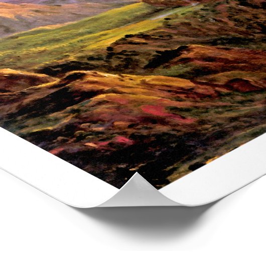 Titans Goblet von Thomas Cole Poster (Ecke)