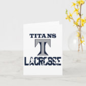 Titans Lacrosse Karte (Gelbe Blume)