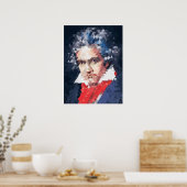 Titans of Music: Beethoven Poster (Low Poly) (Küche)