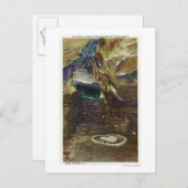 Titans Tempelbalkonblick auf die Bridal Postkarte (Vorne/Hinten)