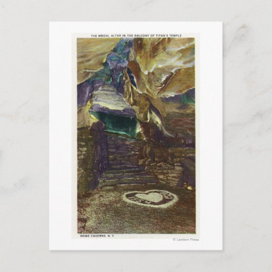 Titans Tempelbalkonblick auf die Bridal Postkarte (Vorderseite)