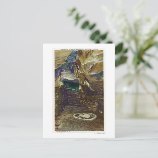 Titans Tempelbalkonblick auf die Bridal Postkarte (Stehend Vorderseite)