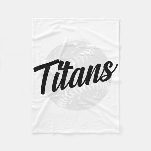 Titans verkaufen Softll Fleecedecke (Vorderseite)