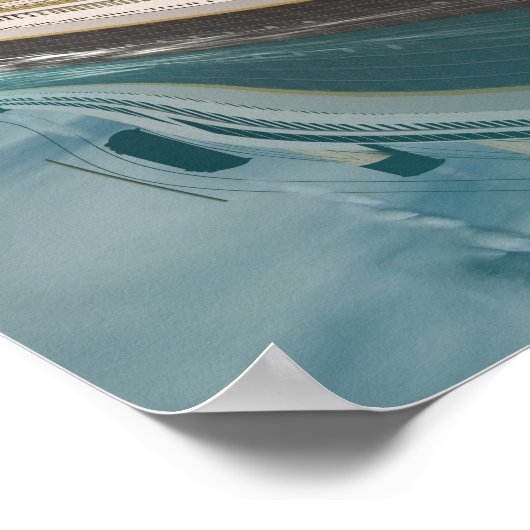 Titanschiff - 3D-Darstellung Poster (Ecke)