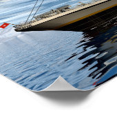 Titanschiff - 3D render.j Poster (Ecke)