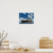 Titanschiff - 3D render.j Poster (Küche)