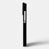 Titanschwarz und Gold Edelstahl-Druck Case-Mate iPhone Hülle (Rückseite / Links)