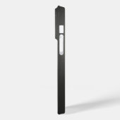 Titansilber, rostfreier Edelstahl Case-Mate iPhone Hülle (Rückseite / Links)