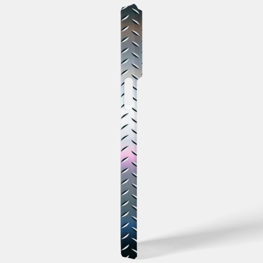 Titansilber, rostfreier Stahl Case-Mate iPhone Hülle (Rückseite / Rechts)