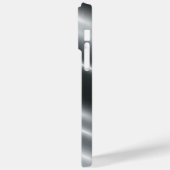 Titansilber, rostfreier Stahl Case-Mate iPhone Hülle (Rückseite / Links)