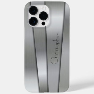 Titansilber, rostfreier Stahl Case-Mate iPhone 14 Pro Max Hülle