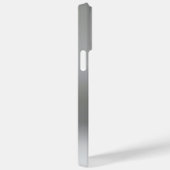 Titansilber, rostfreier Stahl Case-Mate iPhone Hülle (Rückseite / Rechts)