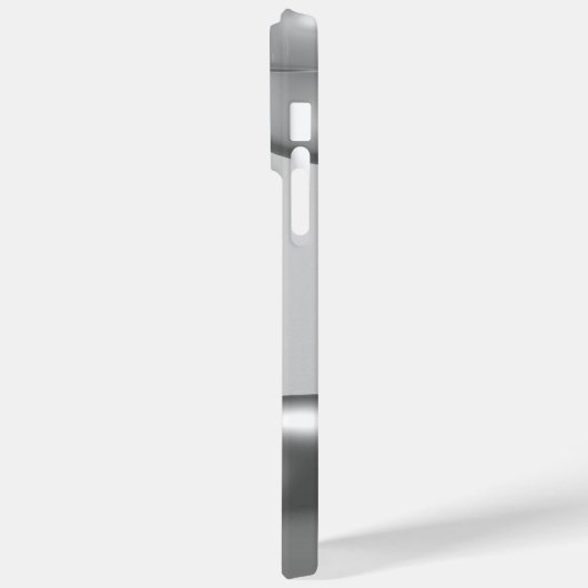 Titansilber, rostfreier Stahl Case-Mate iPhone Hülle (Rückseite / Links)