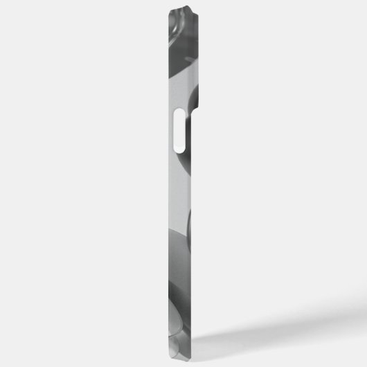 Titansilber, rostfreier Stahl Case-Mate iPhone Hülle (Rückseite / Rechts)