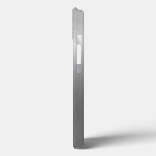 Titansilber, rostfreier Stahl Case-Mate iPhone Hülle (Rückseite / Links)