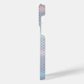 Titansilber, rostfreier Stahl iPhone Hülle (Linke Seite)