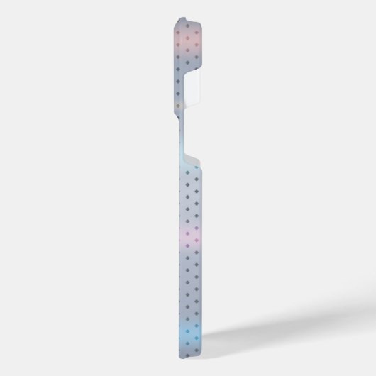 Titansilber, rostfreier Stahl iPhone Hülle (Linke Seite)