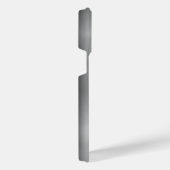 Titansilber, rostfreier Stahl iPhone Hülle (Rechte Seite)