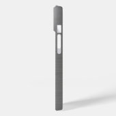 Titansilber-Shiny-Edelstahlmetall 15 Case-Mate iPhone Hülle (Rückseite / Links)