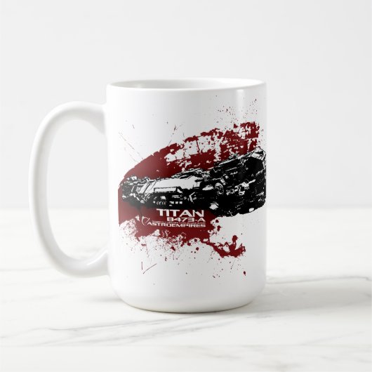 Titanspritzen-Tasse Kaffeetasse (Links)