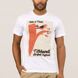 Titchwell Norfolvolk Beach Reiseplakat T-Shirt