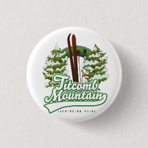 Titcomb Mountain Farmington Maine Ski Button