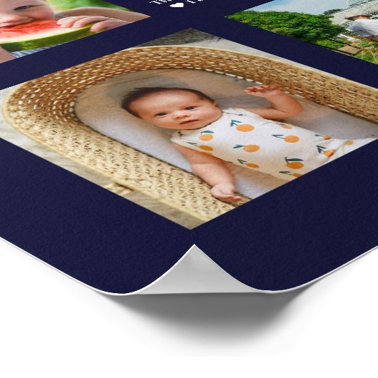 Titel: 40 Gründe, warum ich Liebe Sie Chalkboard-L Poster (Ecke)