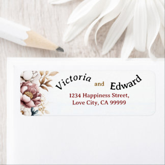 Titel (50): Viktorianisch Peony Luxe Envelope Addr
