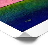 Titel: Ambitioniertes ~ Schönes Schwimmhaus Poster (Ecke)