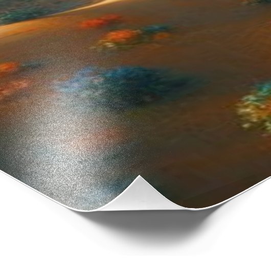 Titel: 🎨 Atemberaubende Wüstenlilly mit einem Vog Fotodruck (Ecke)