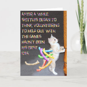 Titel auf der Geburtstagsparty Karte