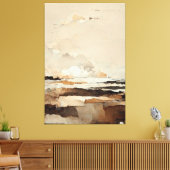 Titel "Autumns Islands". Meditative Landschaft Leinwanddruck (Insitu (Wohnzimmer))