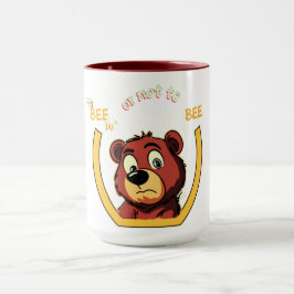 Titel Bee oder nicht Bee Bär - Shakespeare Humor Tasse